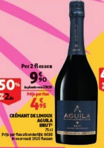 Auchan Cremant de limoux aguila brut 75cl aanbieding