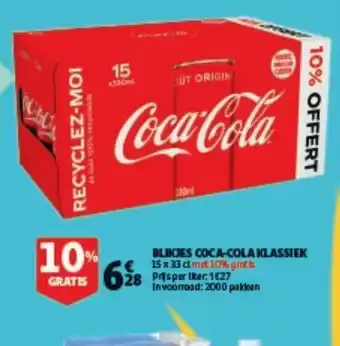Auchan Blincies coca-cola klassiek aanbieding