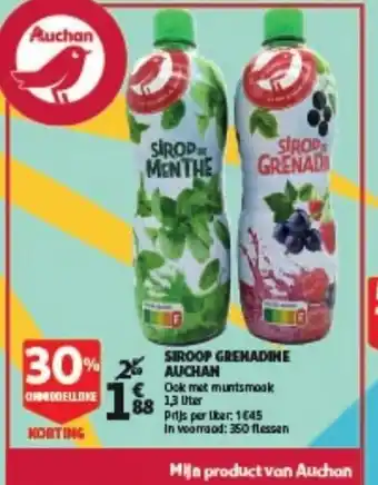 Siroop gremadine auchan