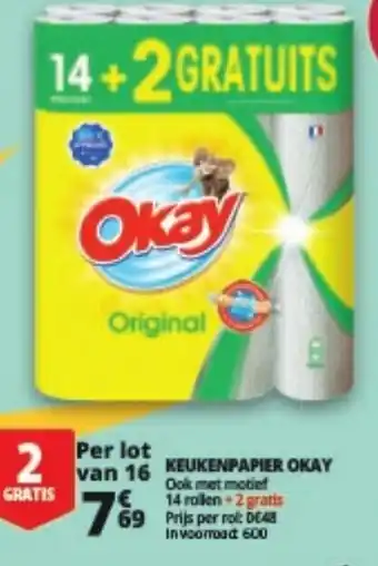 Auchan Keukenpapier okay aanbieding