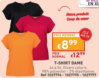 Trafic T-SHIRT DAME aanbieding