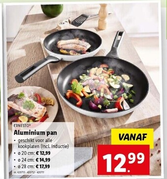 Lidl Aluminium pan aanbieding