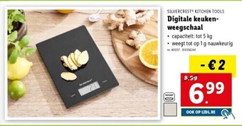 Lidl Digitale keukenweegschaal aanbieding