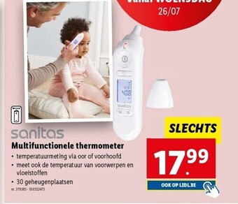 Lidl Multifunctionele thermometer aanbieding