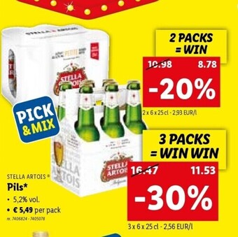 Lidl Pils* aanbieding