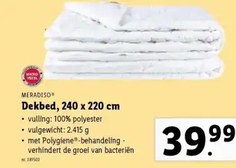 Dekbed, 2ɵ0 x 220 cm