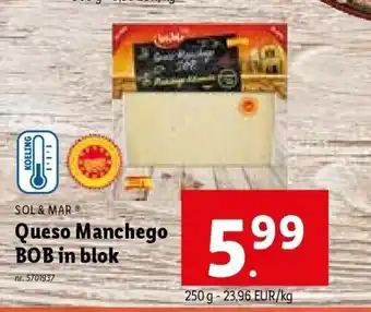 Queso manchego bob in blok