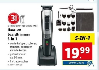 Lidl Haar- en baardtrimmer 5-in-1 aanbieding