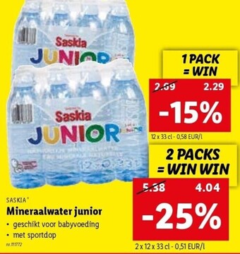 Mineraalwater junior