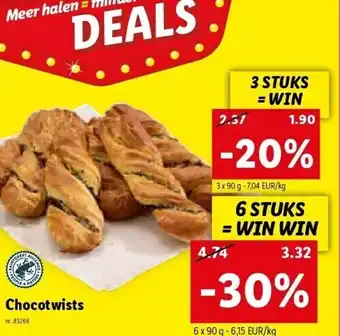 Lidl Chocotwists aanbieding