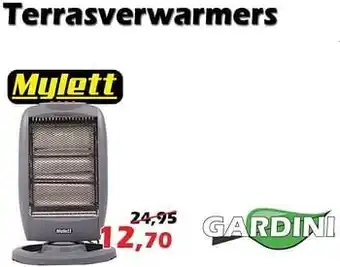 iTEK Mylett terrasverwarmers aanbieding