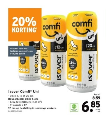 GAMMA Isover comfi® uni aanbieding