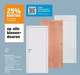 GAMMA Solid portixx binnendeur colore p000 aanbieding