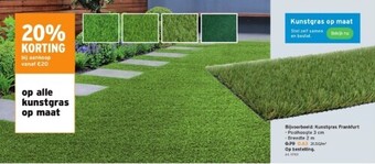 GAMMA Kunstgras frankfurt - poolhoogte 3 cm aanbieding