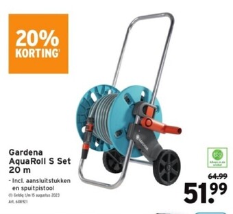 GAMMA Gardena aquaroll s set 20 m aanbieding