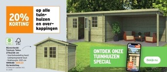 GAMMA Tuinhuis talinn 276x236 cm aanbieding