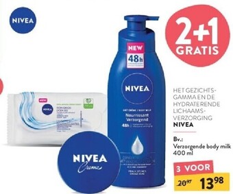 Di Nivea verzorgende body milk 400 ml aanbieding