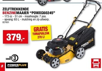Hubo Zelftrekkende benzinemaaier “powxg60245” aanbieding