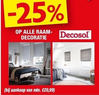 Hubo Op alle raamdecoratie aanbieding