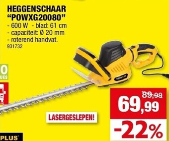 Hubo Heggenschaar “powxg20080” aanbieding
