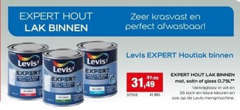 Hubo Levis expert houtlak binnen aanbieding