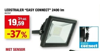 Hubo Ledstraler “easy connect” 2400 lm aanbieding