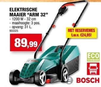Hubo Elektrische maaier “arm 32” aanbieding
