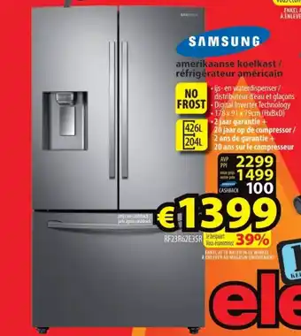 ElectroStock Samsung amerikaanse koelkast / réfrigérateur américain aanbieding