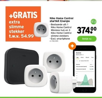 GAMMA Niko home control startkit energie aanbieding