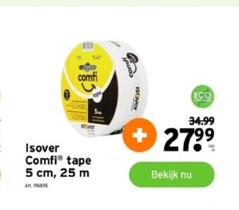 GAMMA Isover comfi® tape 5 cm, 25 m aanbieding