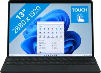 Coolblue Microsoft surface pro 9 - 13 - intel core i5 - 8gb ram/256gb ssd - graphite aanbieding