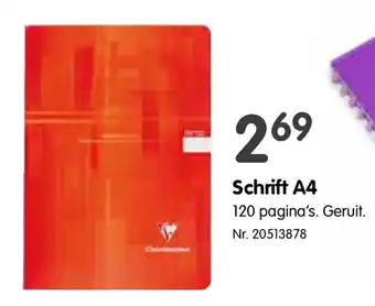 Fun Schrift A4 aanbieding