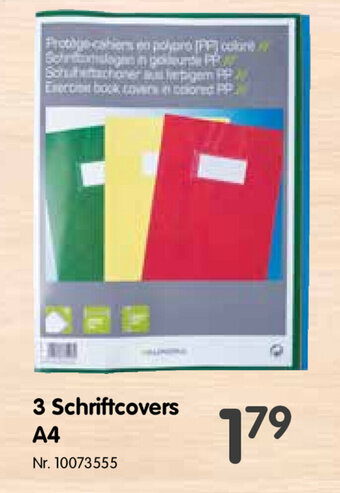Fun 3 Schriftcovers A4 aanbieding