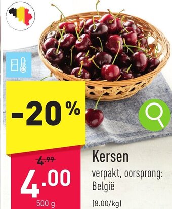 ALDI Kersen 500g aanbieding