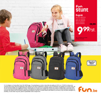 Fun Rugzak aanbieding