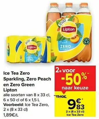Lipton ice tea zero