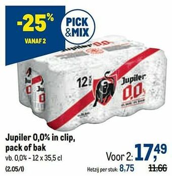 Makro Jupiler 0,0% aanbieding