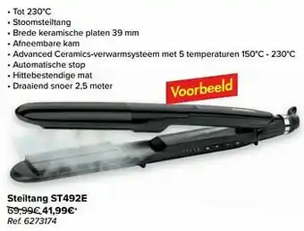 Carrefour Babyliss steiltang st492e aanbieding