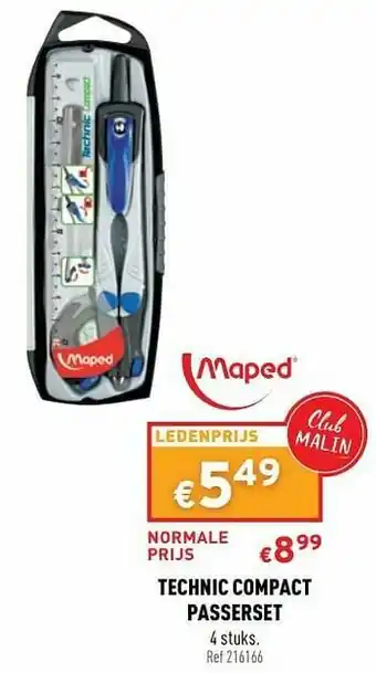 Trafic Technic compact passerset aanbieding