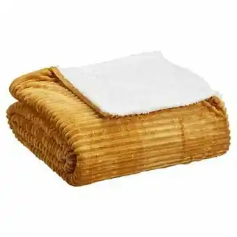 Kwantum Sprei Rib Oker aanbieding