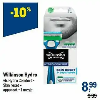 Makro Wilkinson hydro hydro comfort - skin reset - apparaat + 1 mesje aanbieding