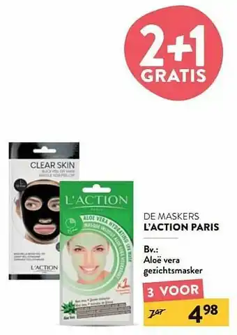 Di Aloë vera gezichtsmasker aanbieding
