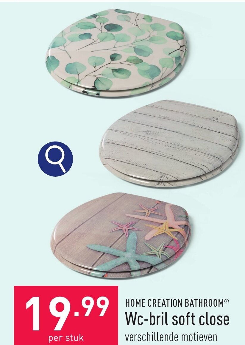HOME CREATION BATHROOMⓇ Wcbril soft close promotie bij ALDI