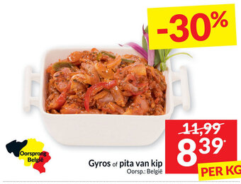 Intermarché Gyros of pita van kip aanbieding