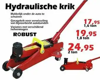 iTEK Robust hydraulische krik aanbieding