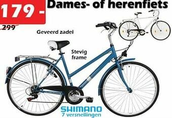 iTEK Dames- of herenfiets aanbieding