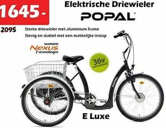 iTEK Elektrische driewieler aanbieding