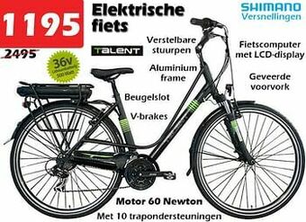 iTEK Elektrische fiets aanbieding