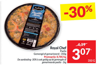 Intermarché Royal Chef Paella 350g aanbieding