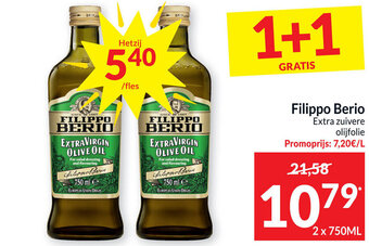 Filippo Berio Extra zuivere 2 x 750ml